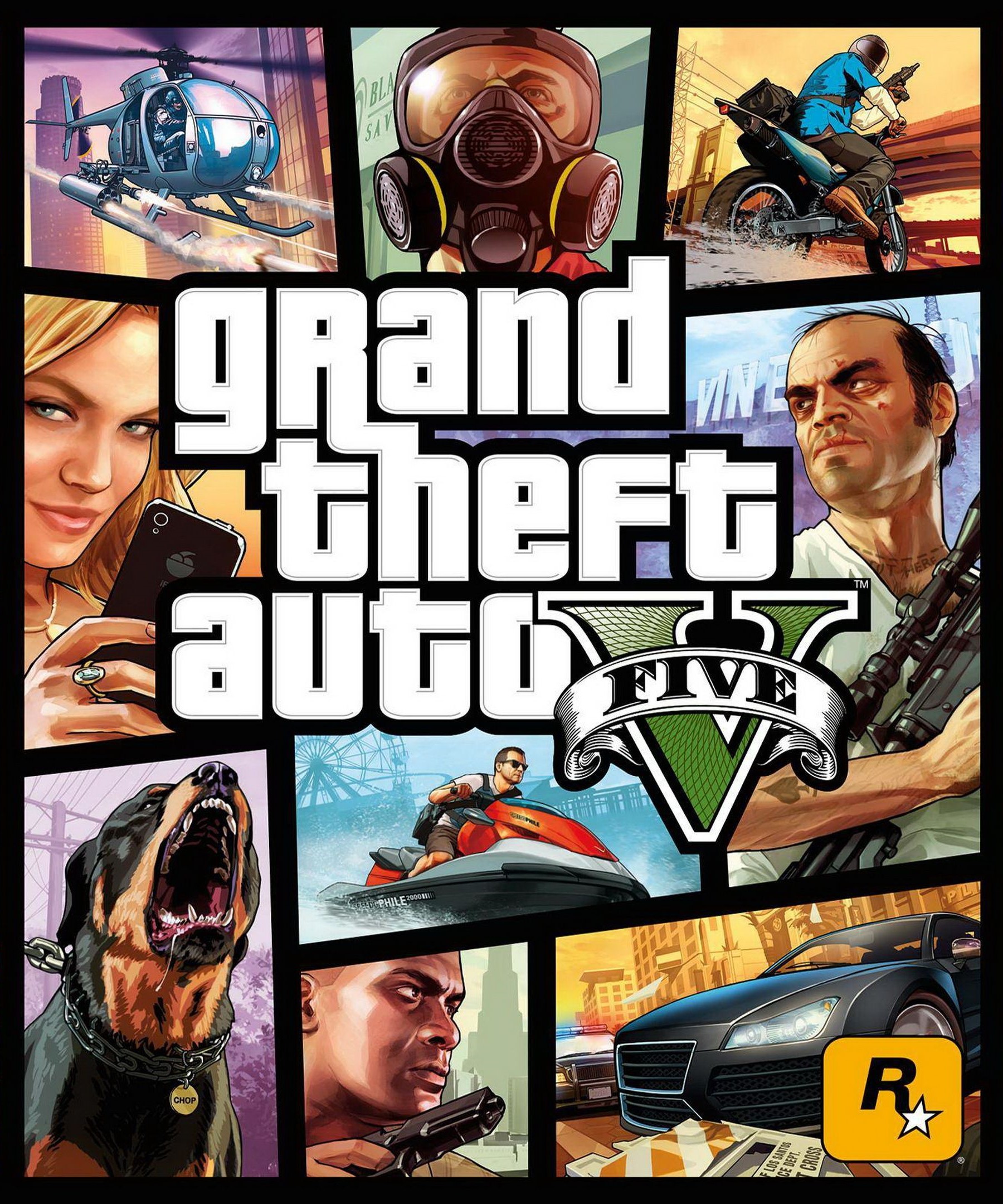 Grand Theft Auto V cover poster